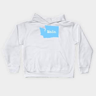 Washington Made WA Blue Kids Hoodie